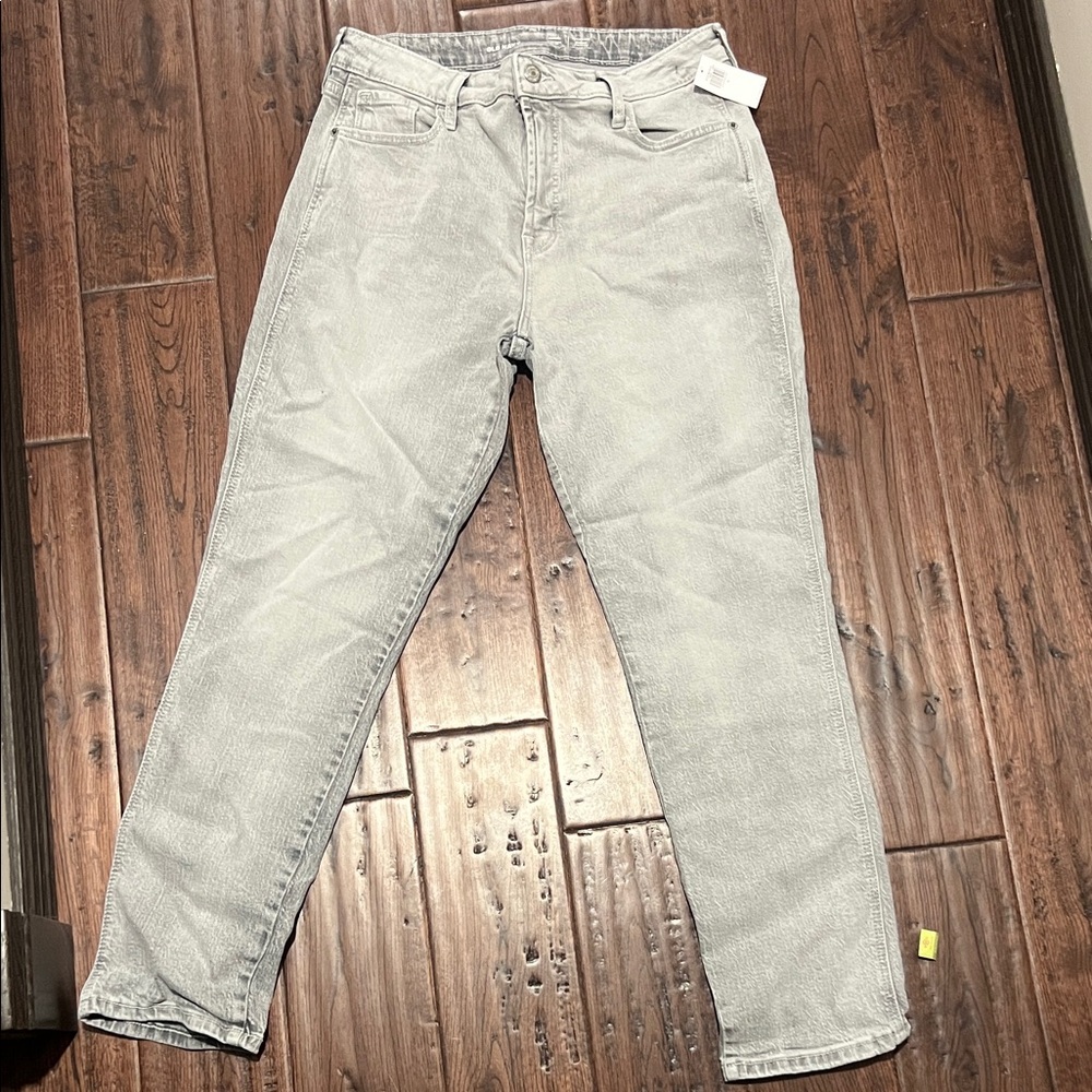 Old Navy Women's High Rise Jeans - Light Gray
